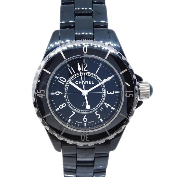Chanel J12 Ref.H0682 Quartz 33mm Watch Ceramic SS 115550 - Picture 1 of 8